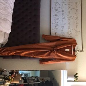 Beautiful Low V Satin Maxi